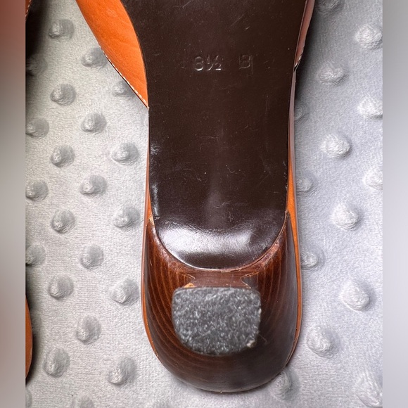 Cole Haan Natural Leather Heeled Mules 8.5 - Picture 4 of 6